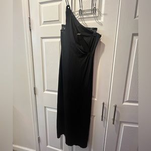 Victoria’s Secret black maxi cutout dress bodycon with slit